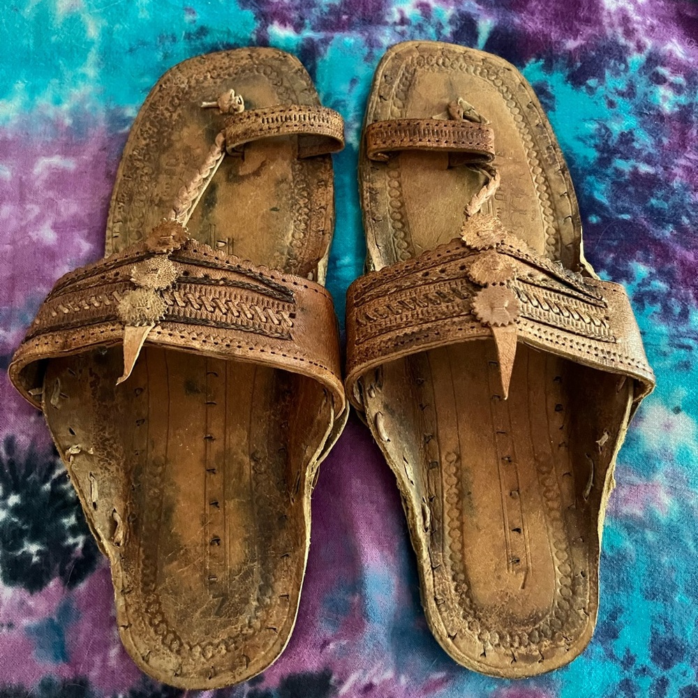 Water Buffalo Sandals - unisex - hippie style never worn. Men’s 7, Women’s 9